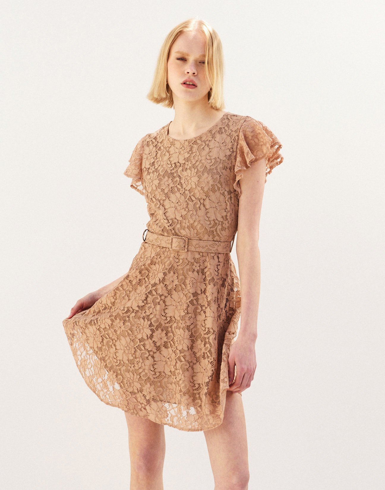 Laced mini dress