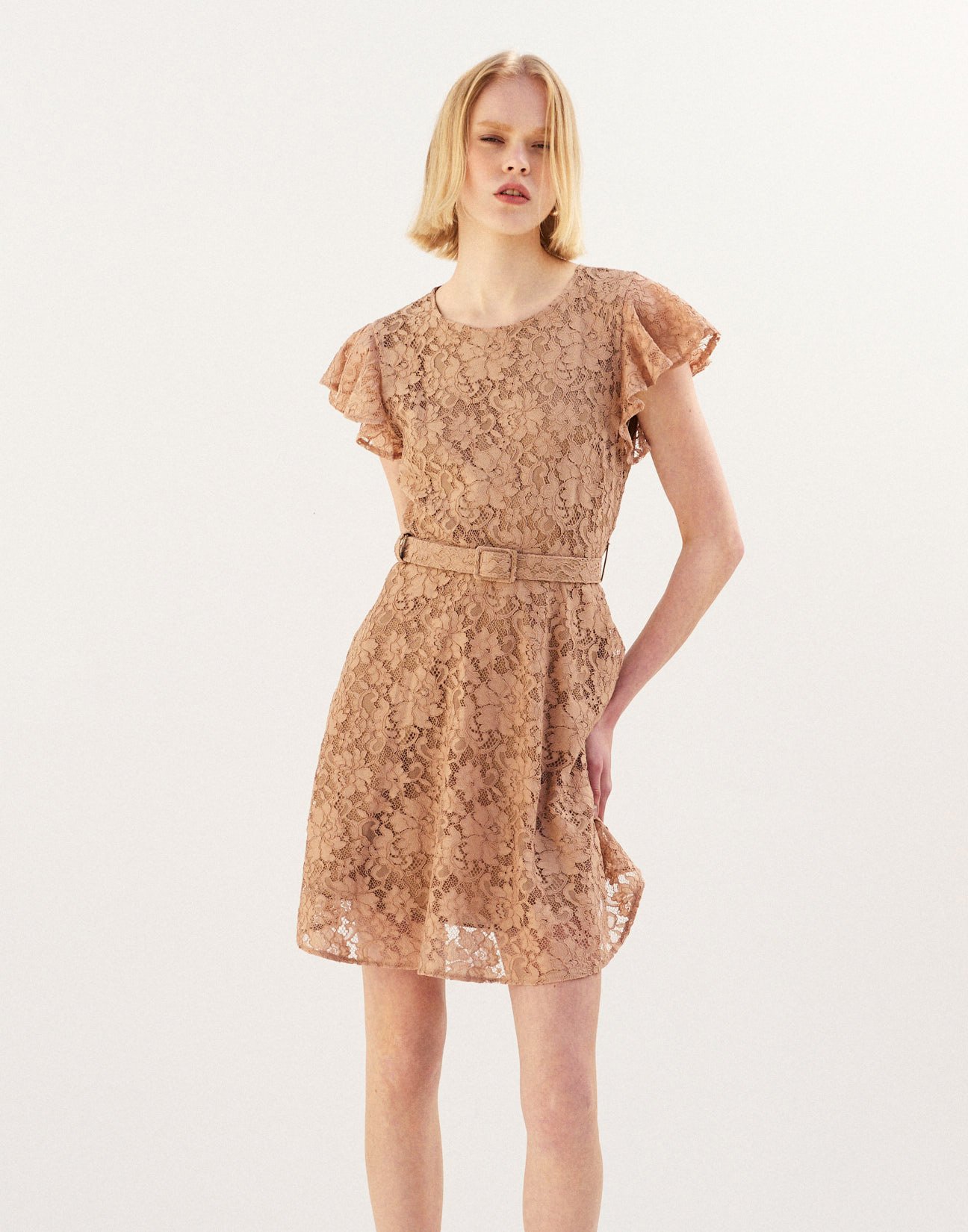 Laced mini dress