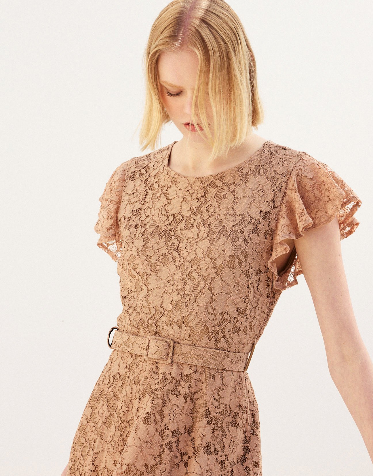 Laced mini dress