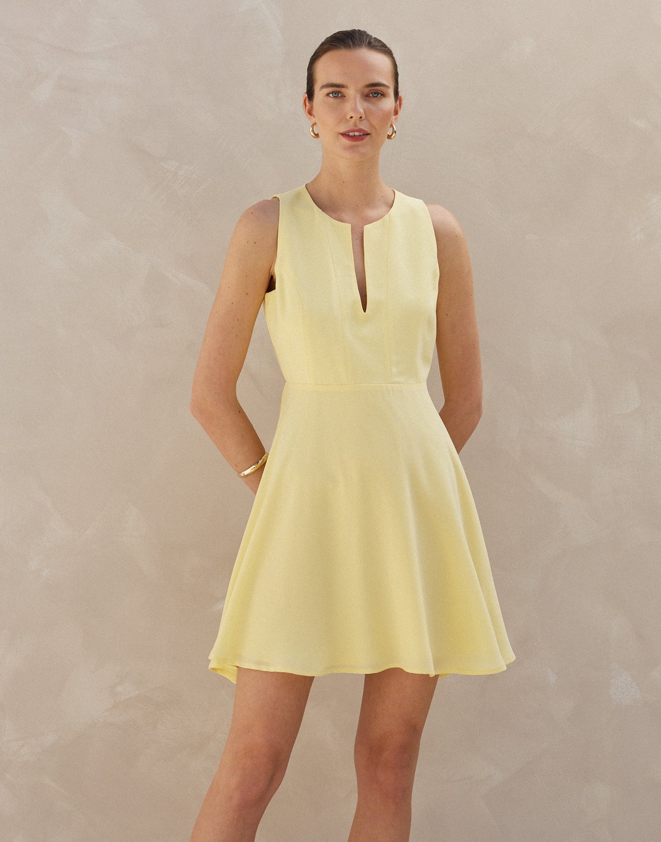 Sleeveless mini dress