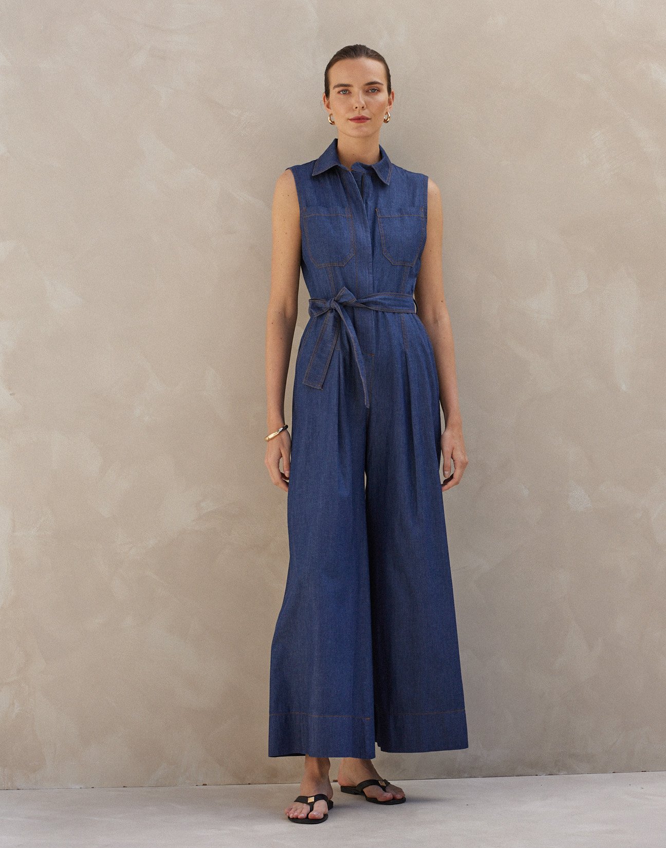 Denim jumpsuit