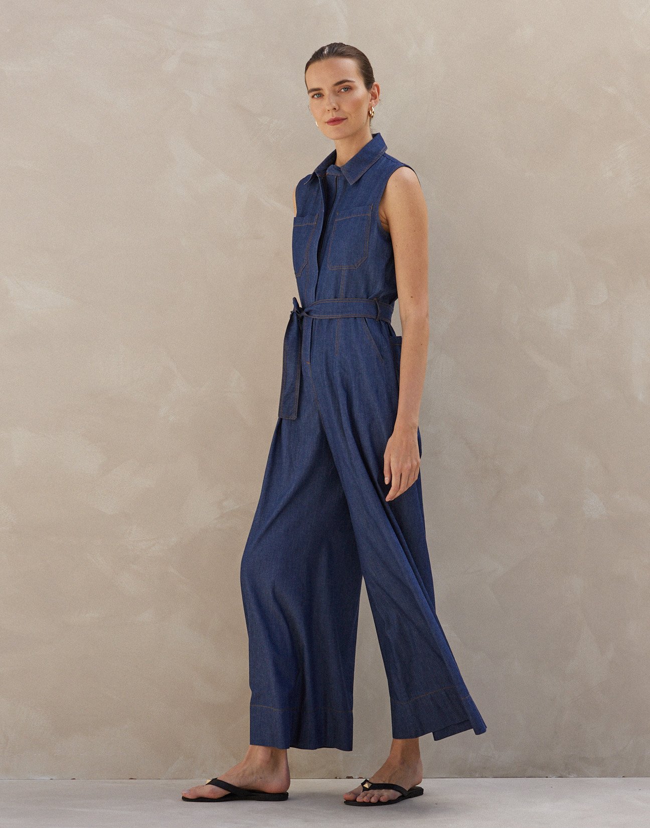 Denim jumpsuit
