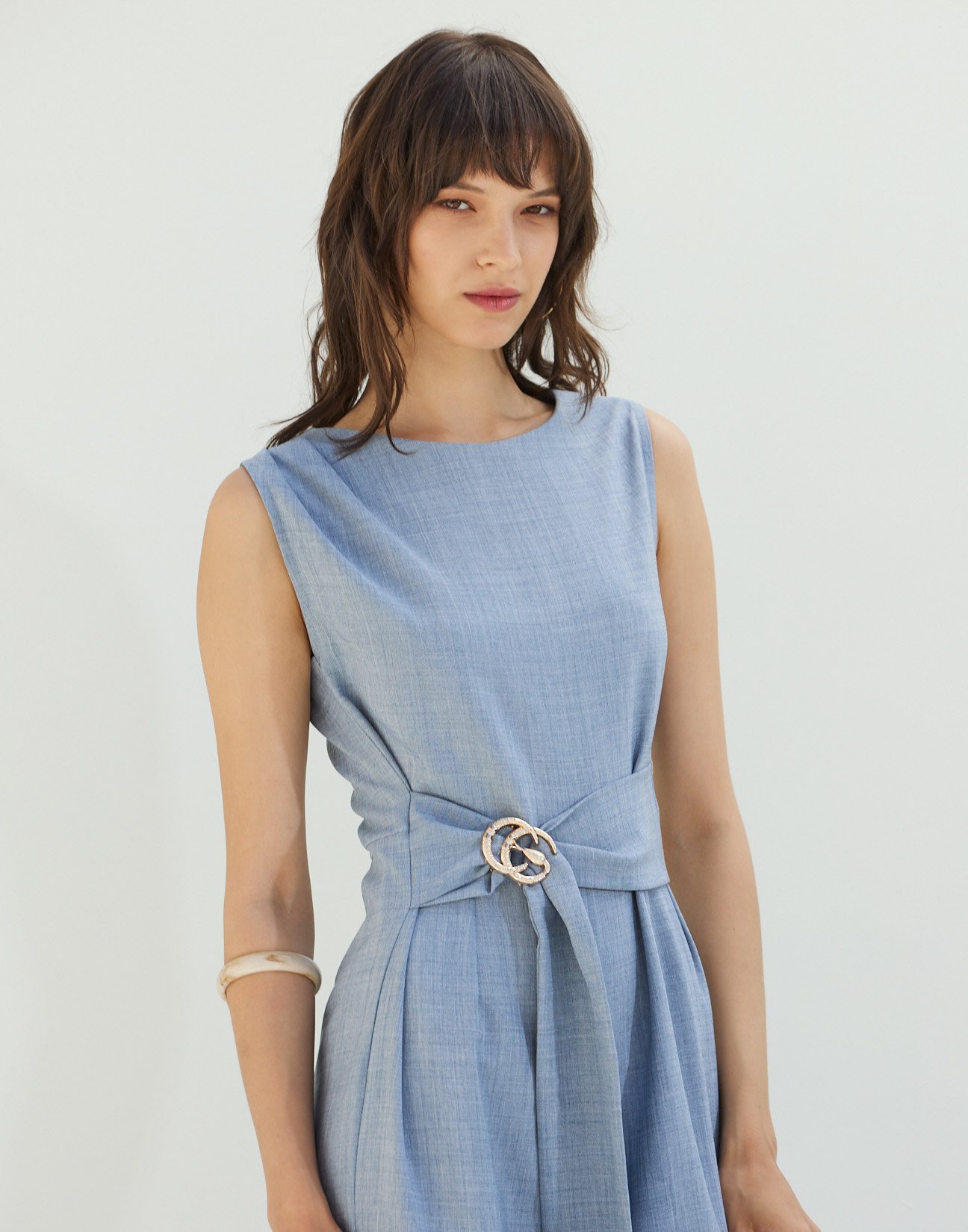 Jumpsuit with buckle