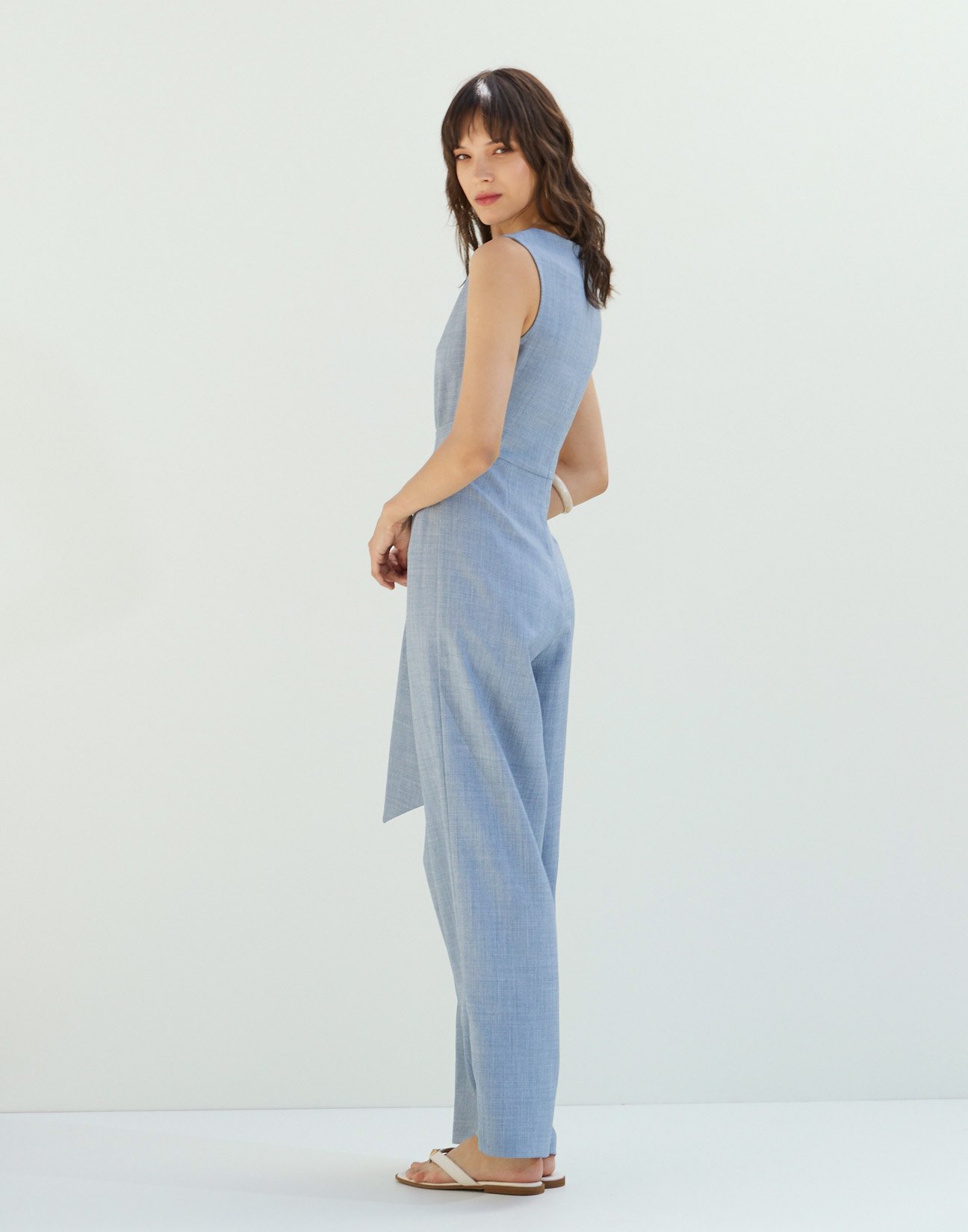 Jumpsuit with buckle