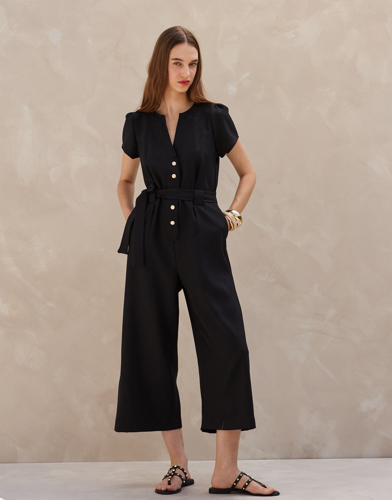 Jumpsuit with buttons