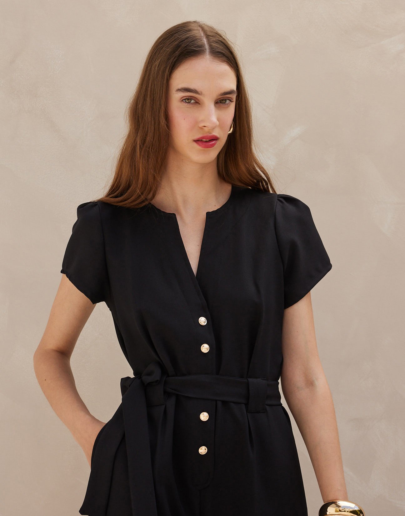 Jumpsuit with buttons