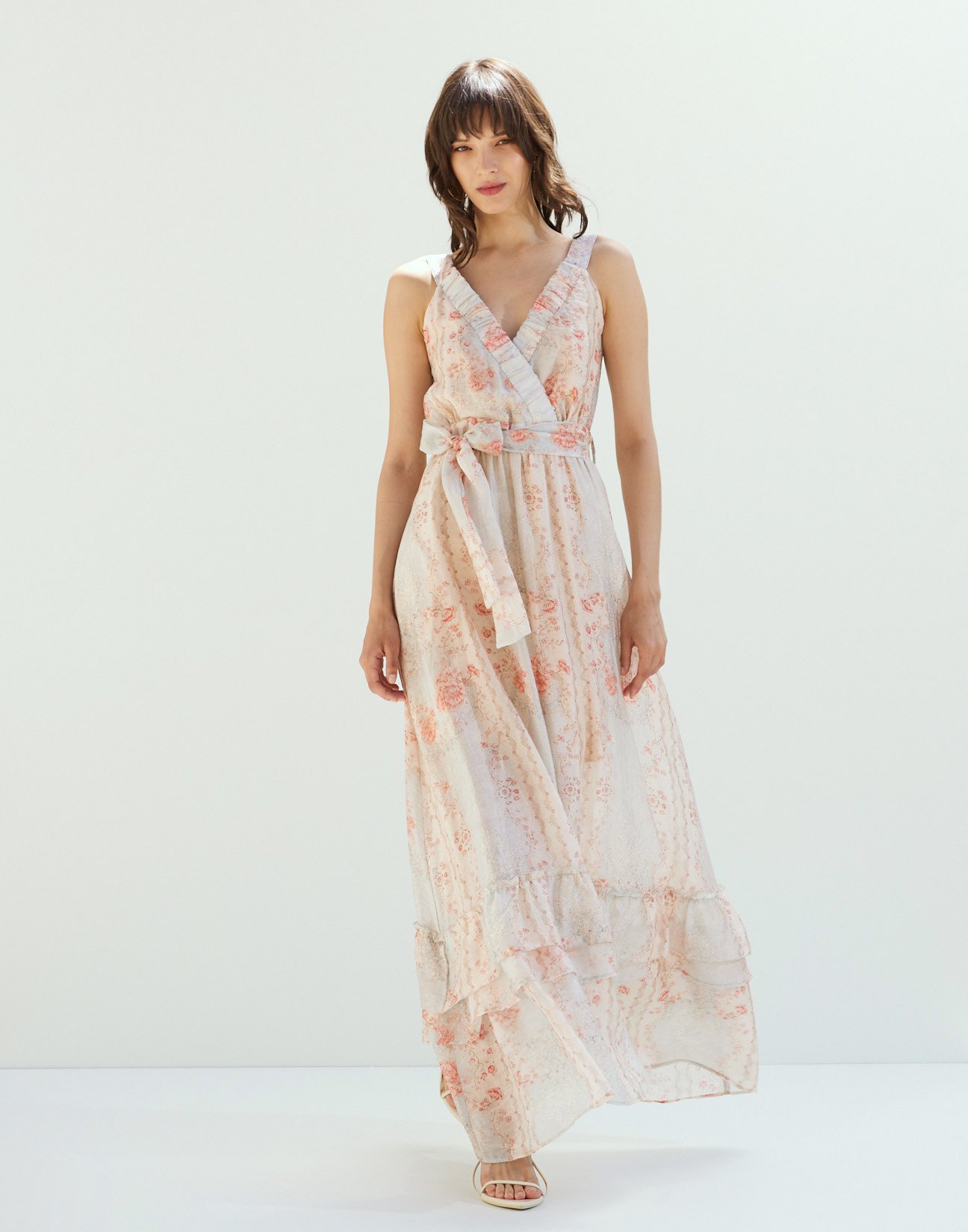 Printed maxi dress