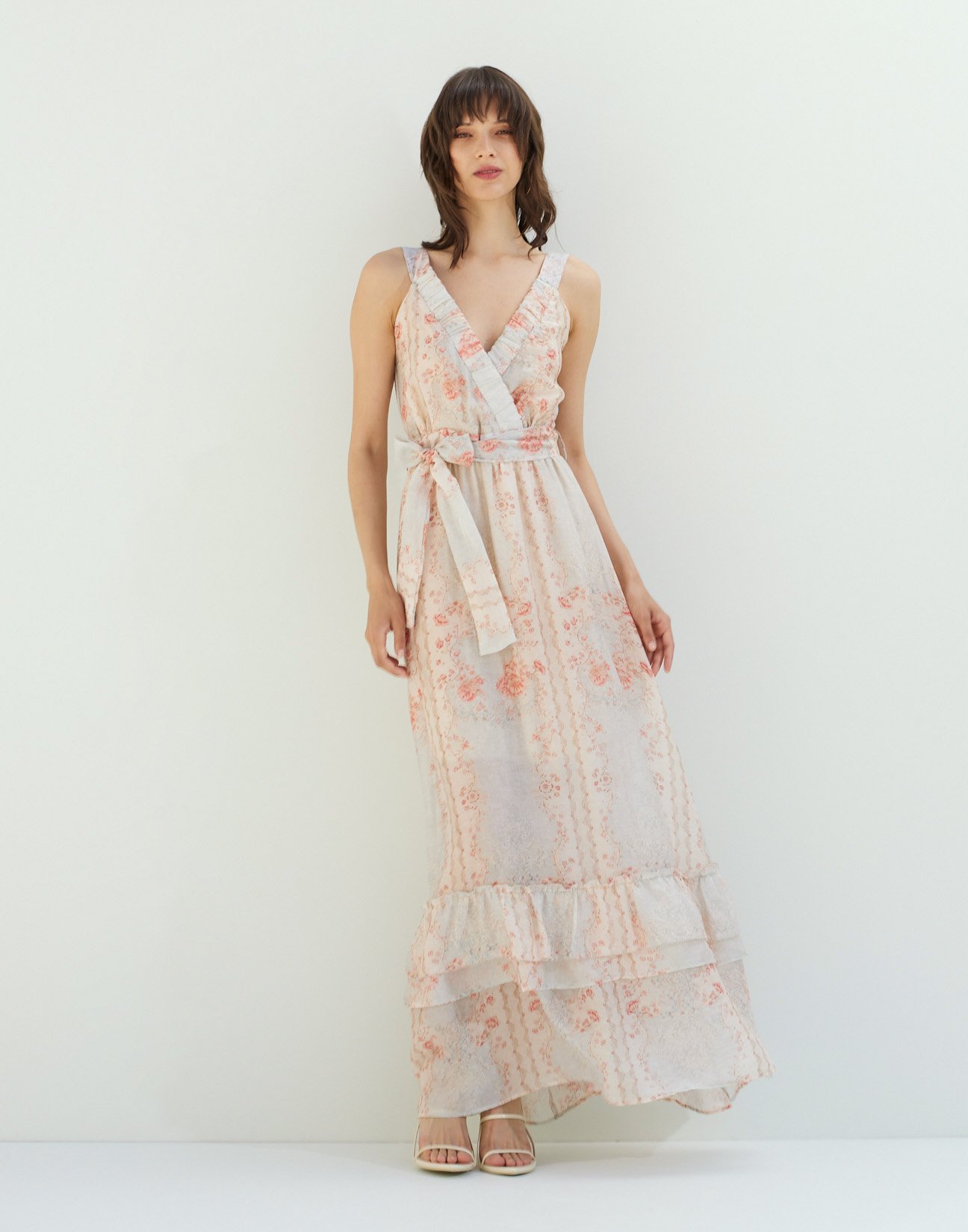 Printed maxi dress
