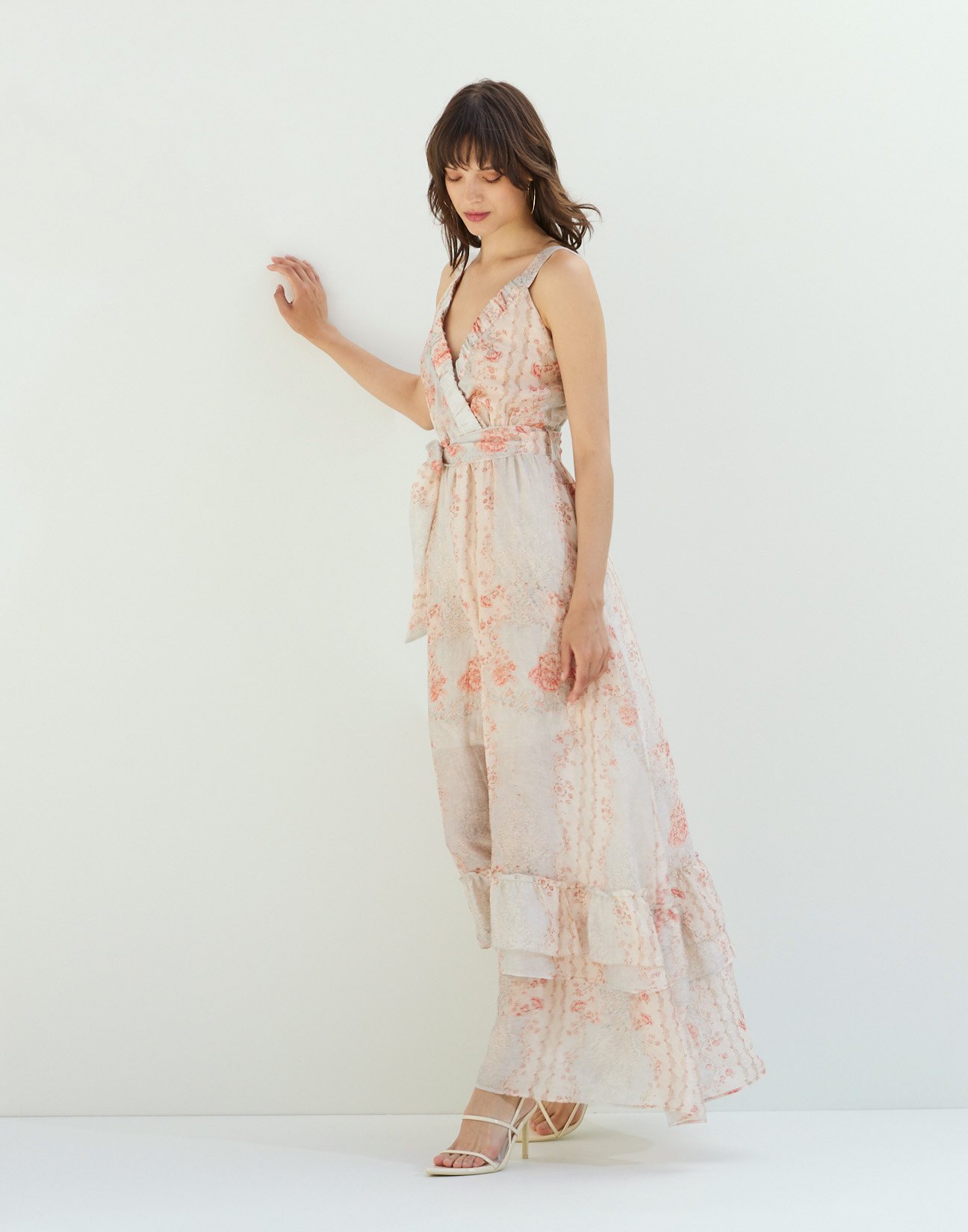 Printed maxi dress