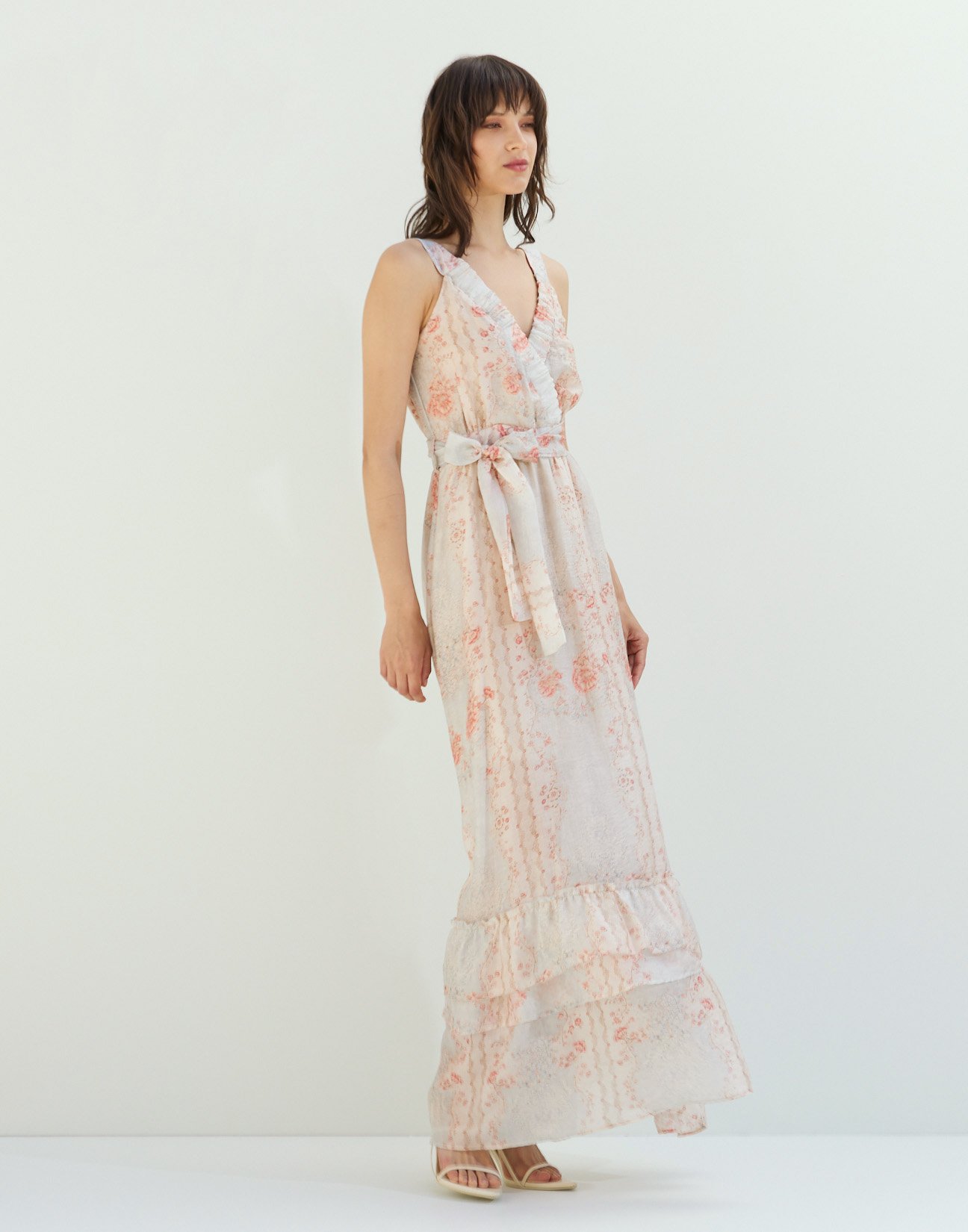 Printed maxi dress