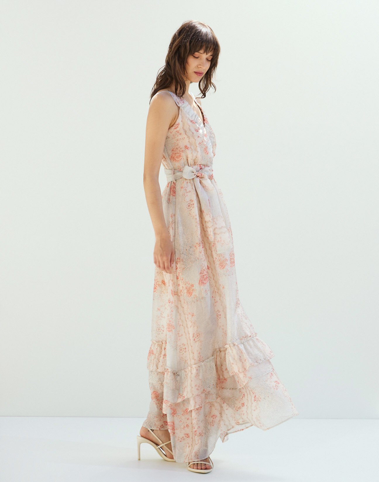 Printed maxi dress
