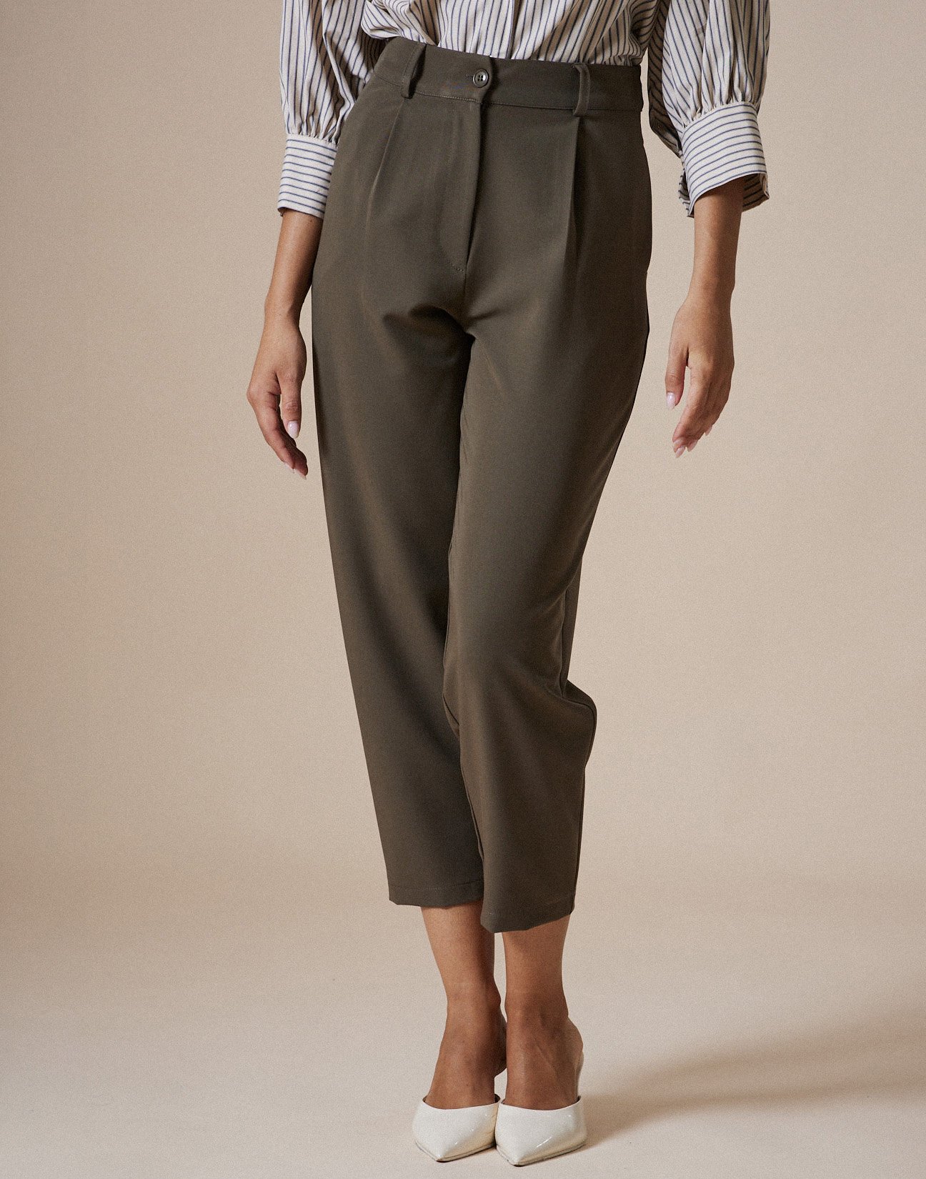 Wide fit trousers