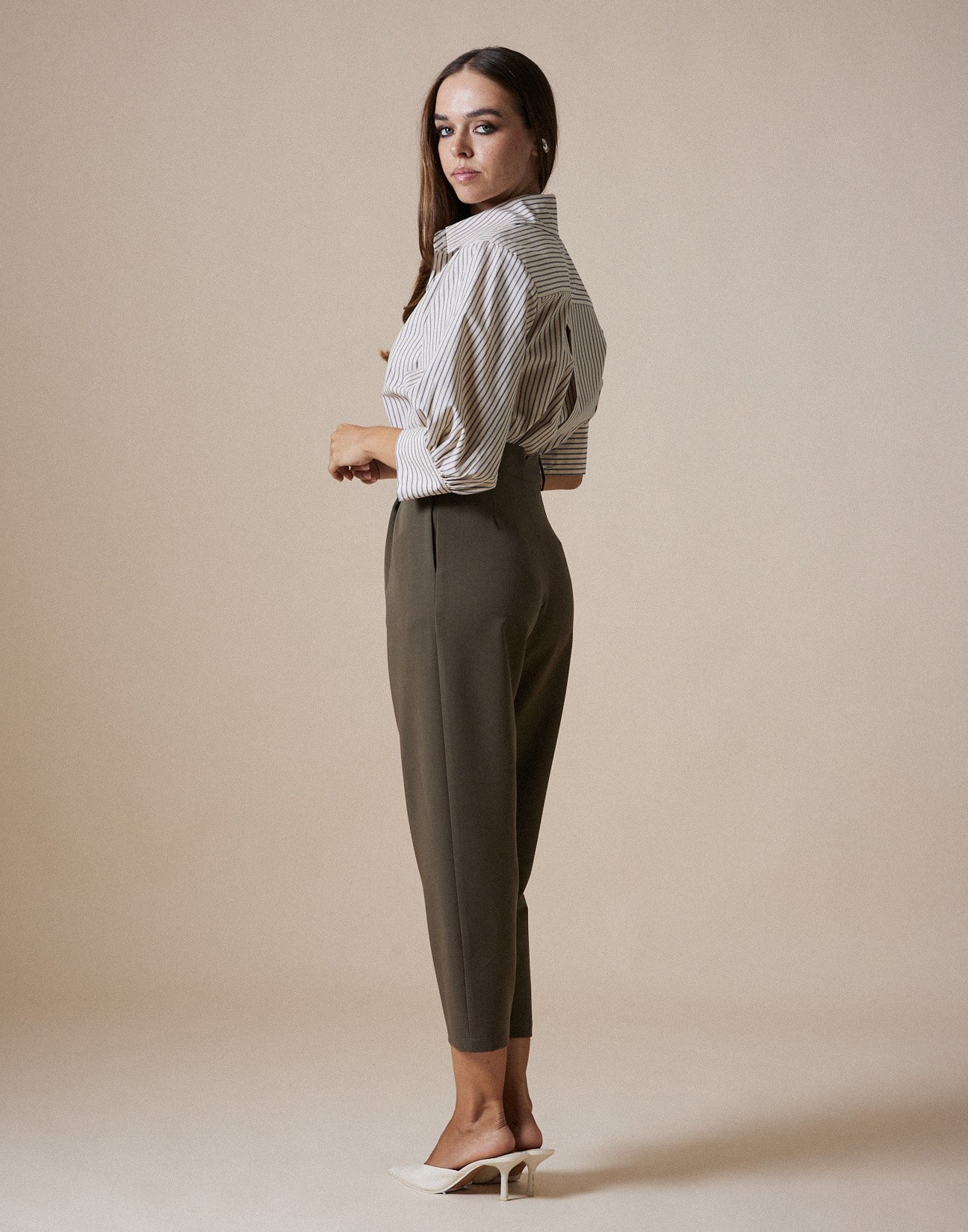 Wide fit trousers