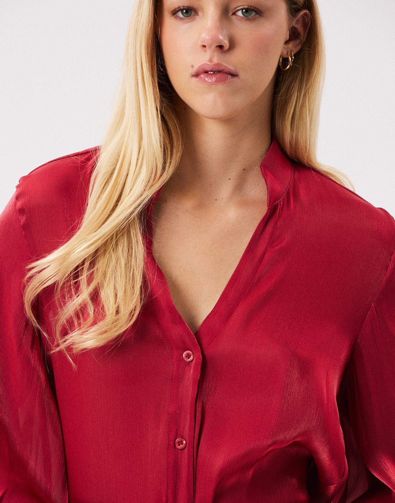Shimmer effect shirt