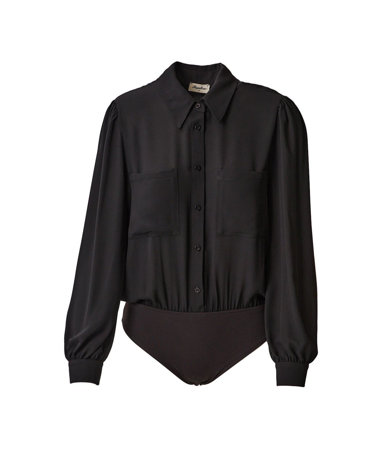 Bodysuit shirt with collar