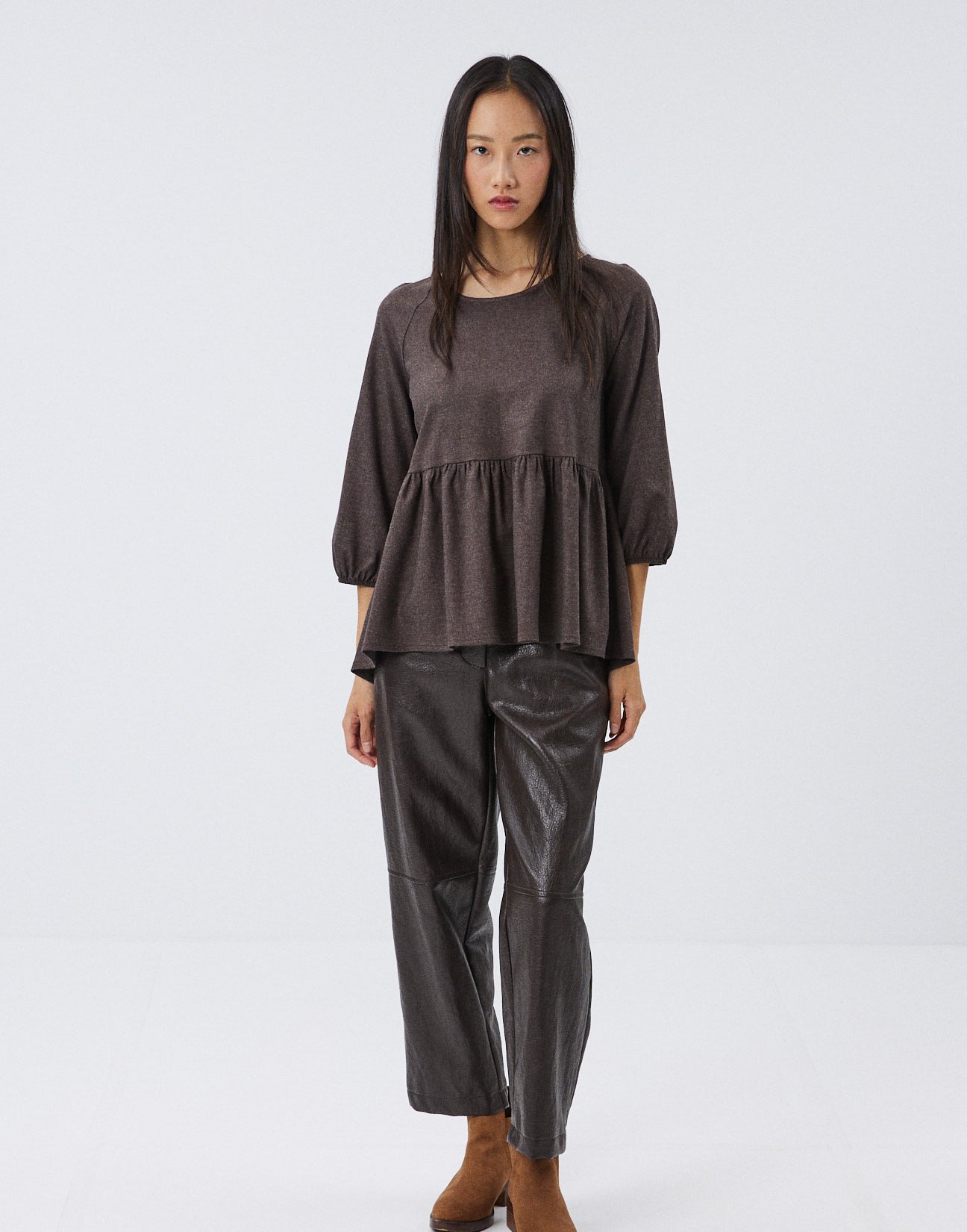 Asymmetric blouse