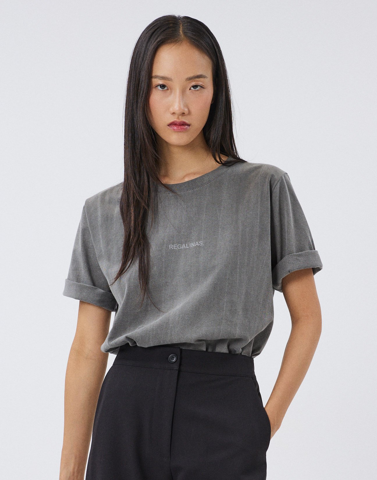T-shirt με ξεβαμμένη όψη
