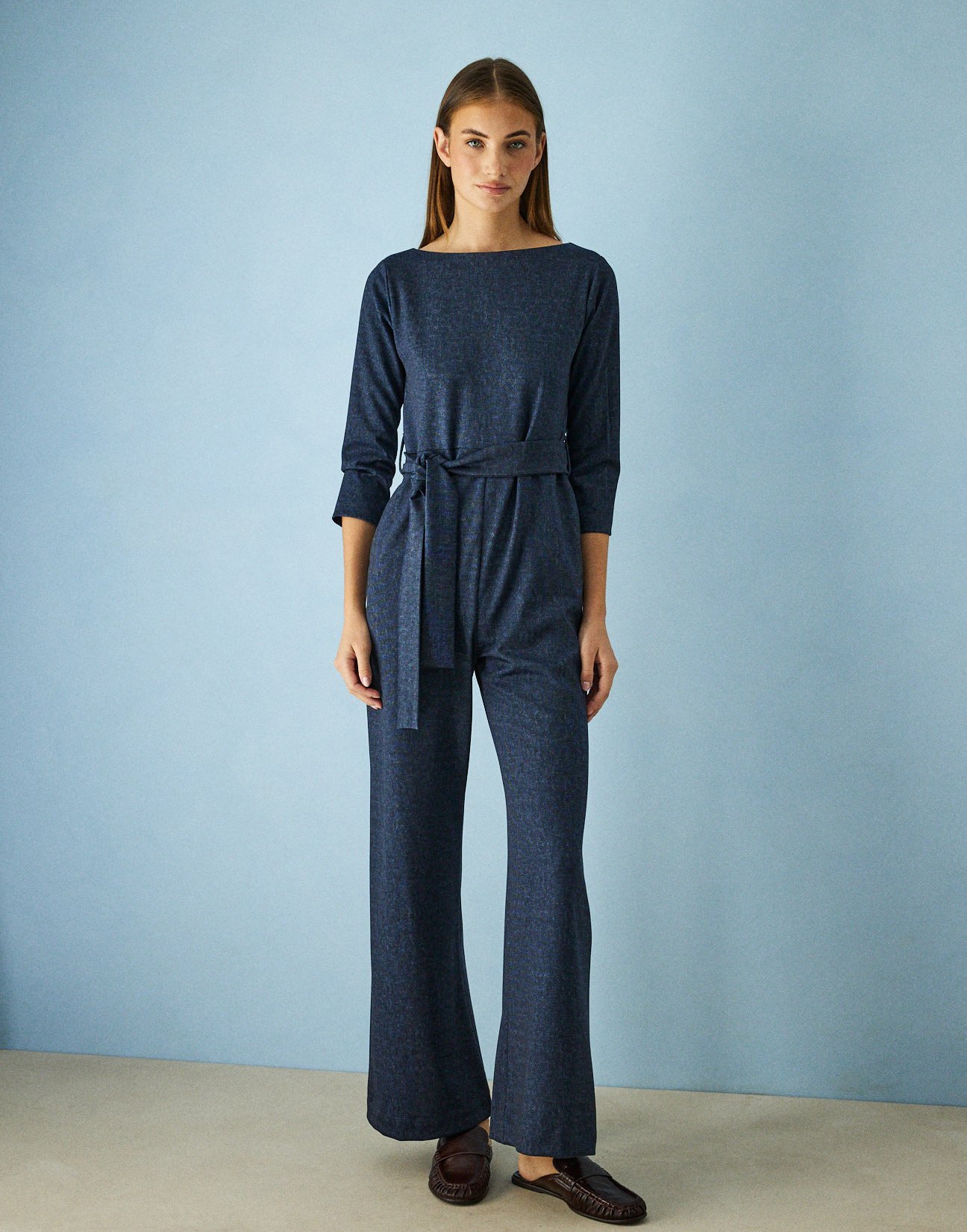 Jumpsuit with belt