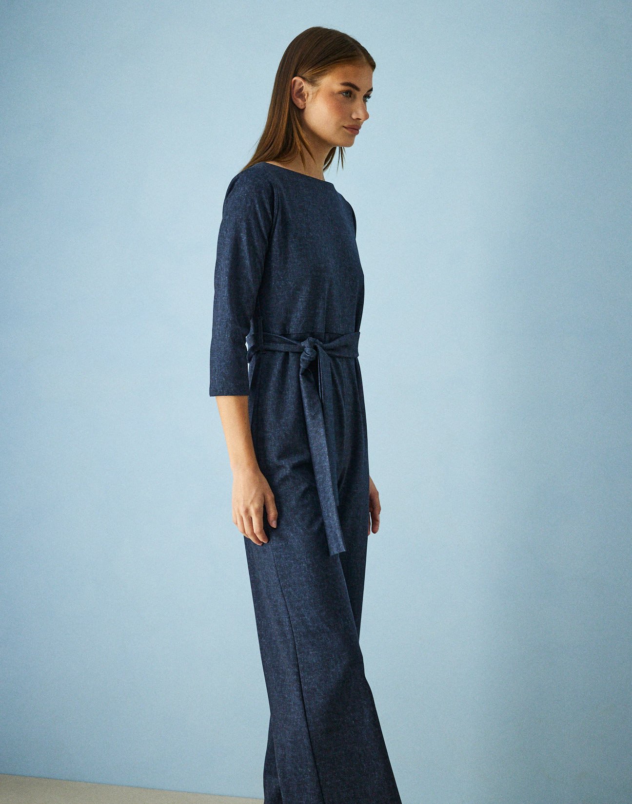 Jumpsuit with belt