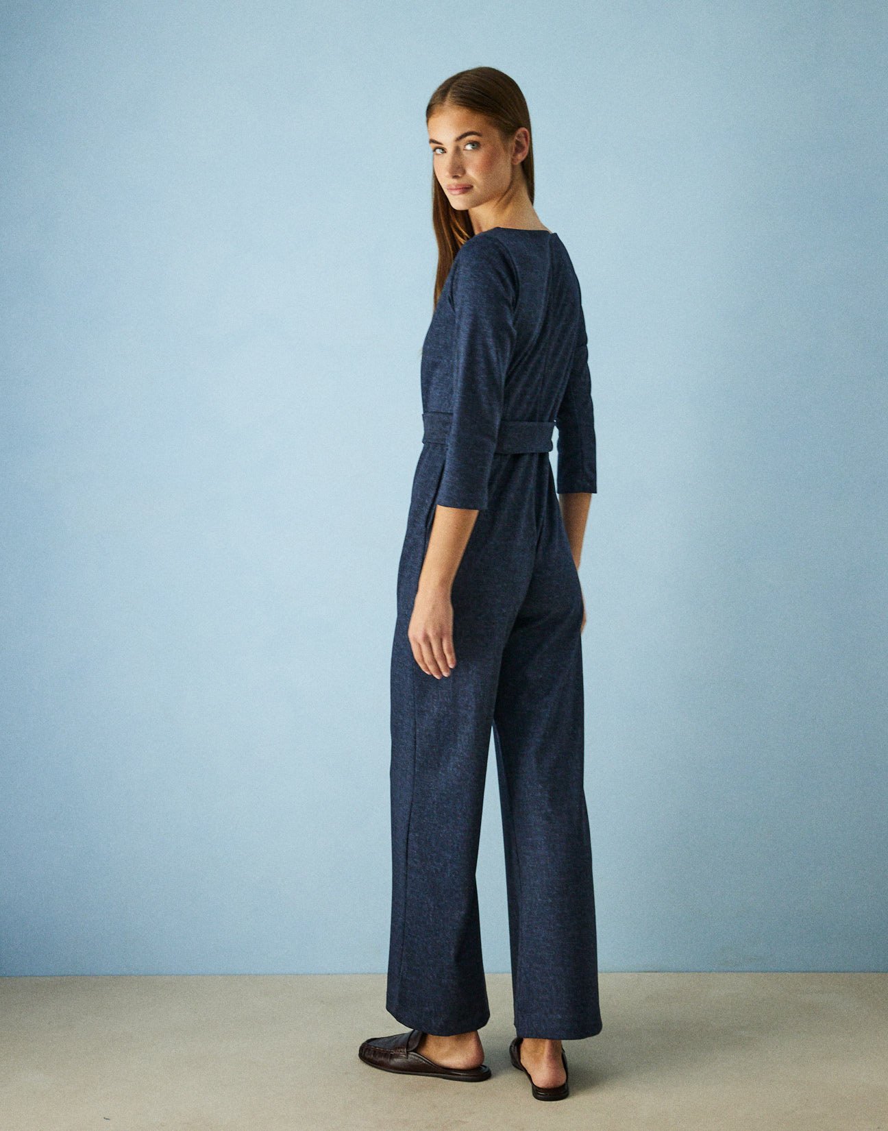 Jumpsuit with belt
