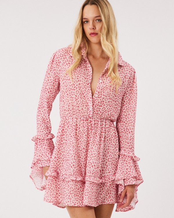 Μίνι animal print φόρεμα