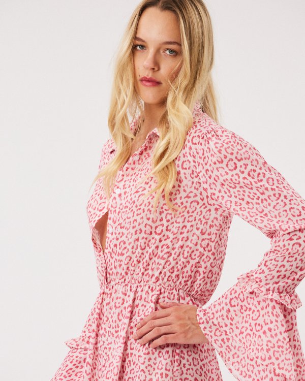 Μίνι animal print φόρεμα