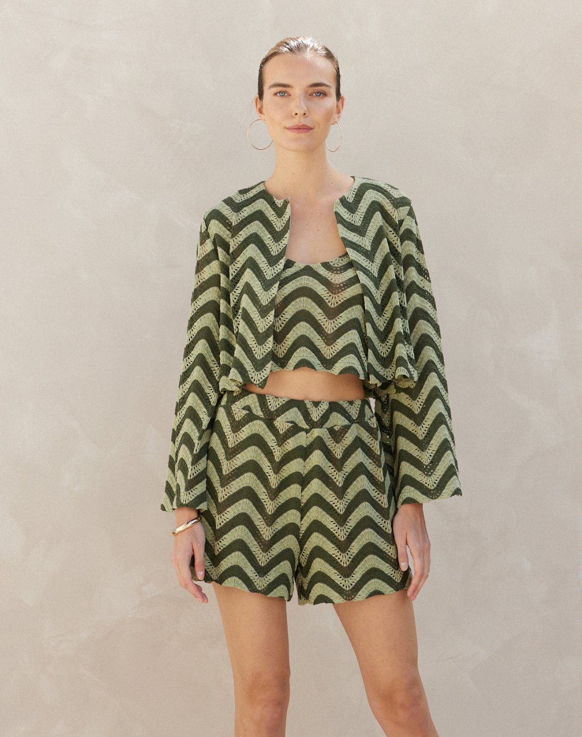 Knit cardigan