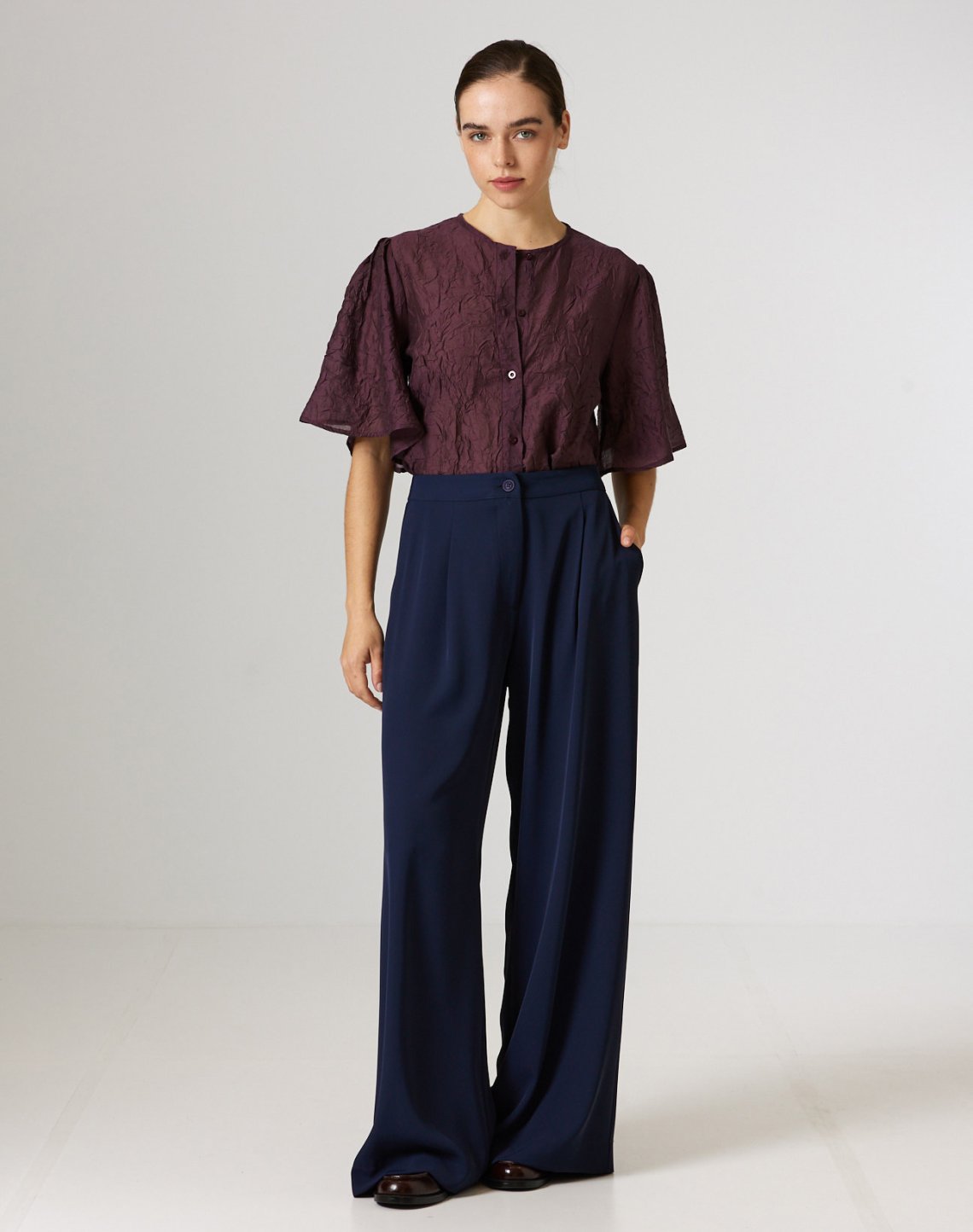 Pleated trousers