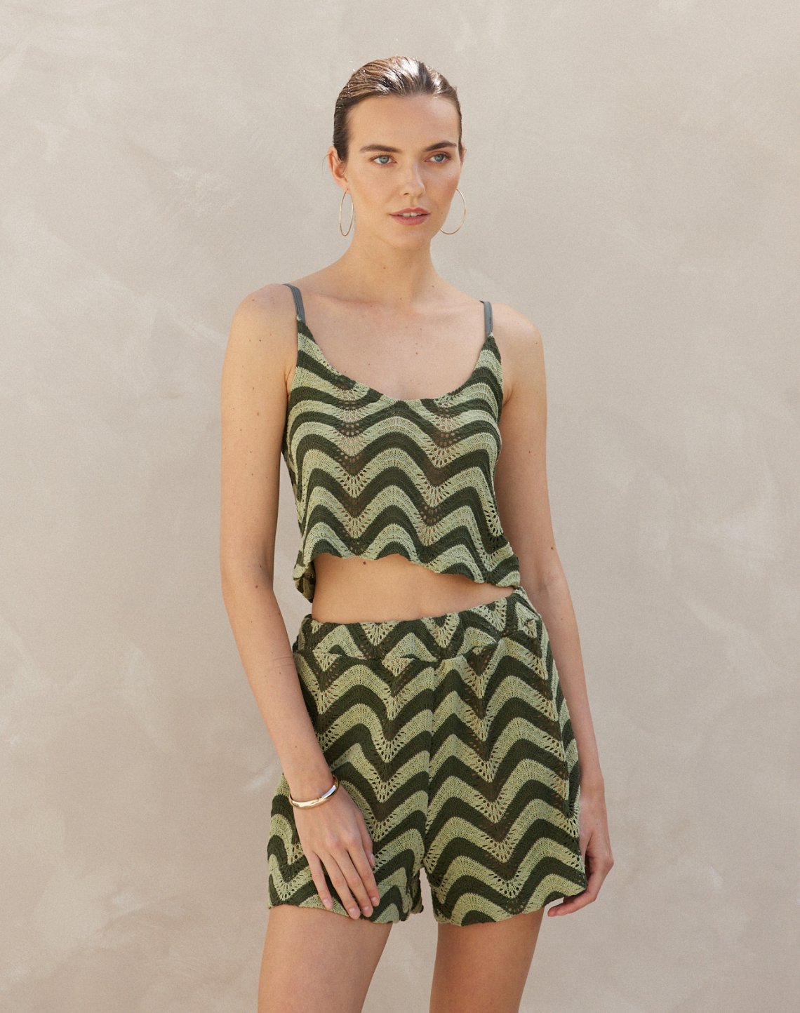 Knit shorts