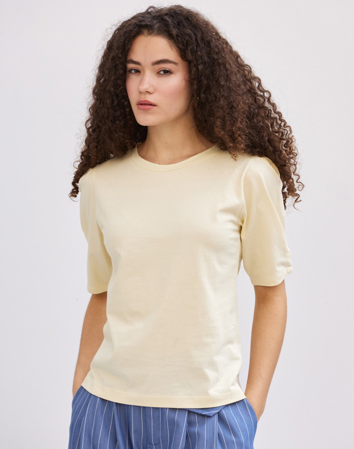 Blouse with gather detail