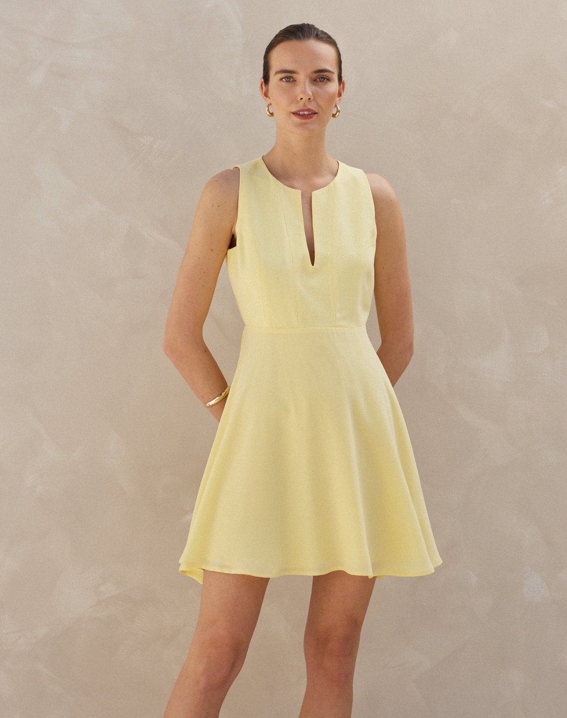 Sleeveless mini dress