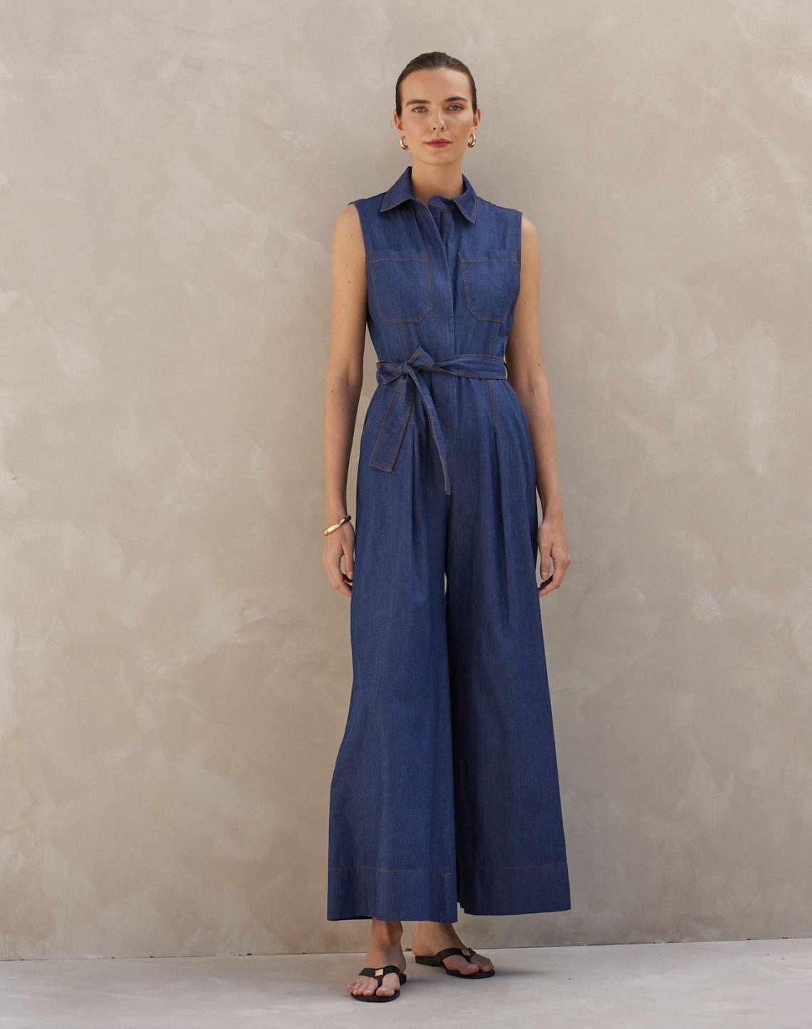 Denim jumpsuit