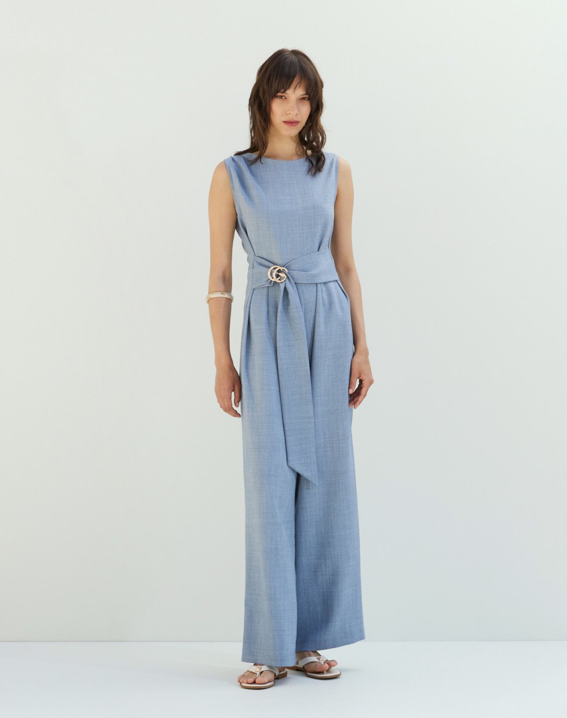 Jumpsuit with buckle