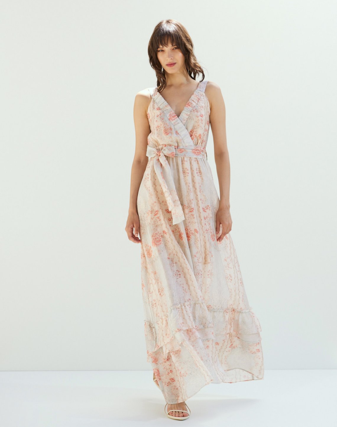 Printed maxi dress