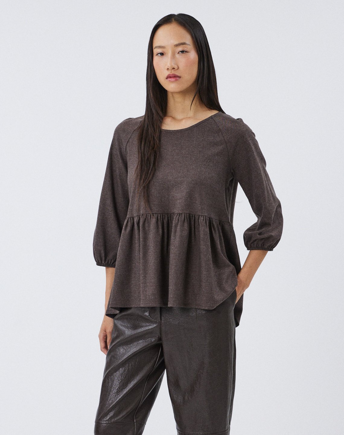 Asymmetric blouse