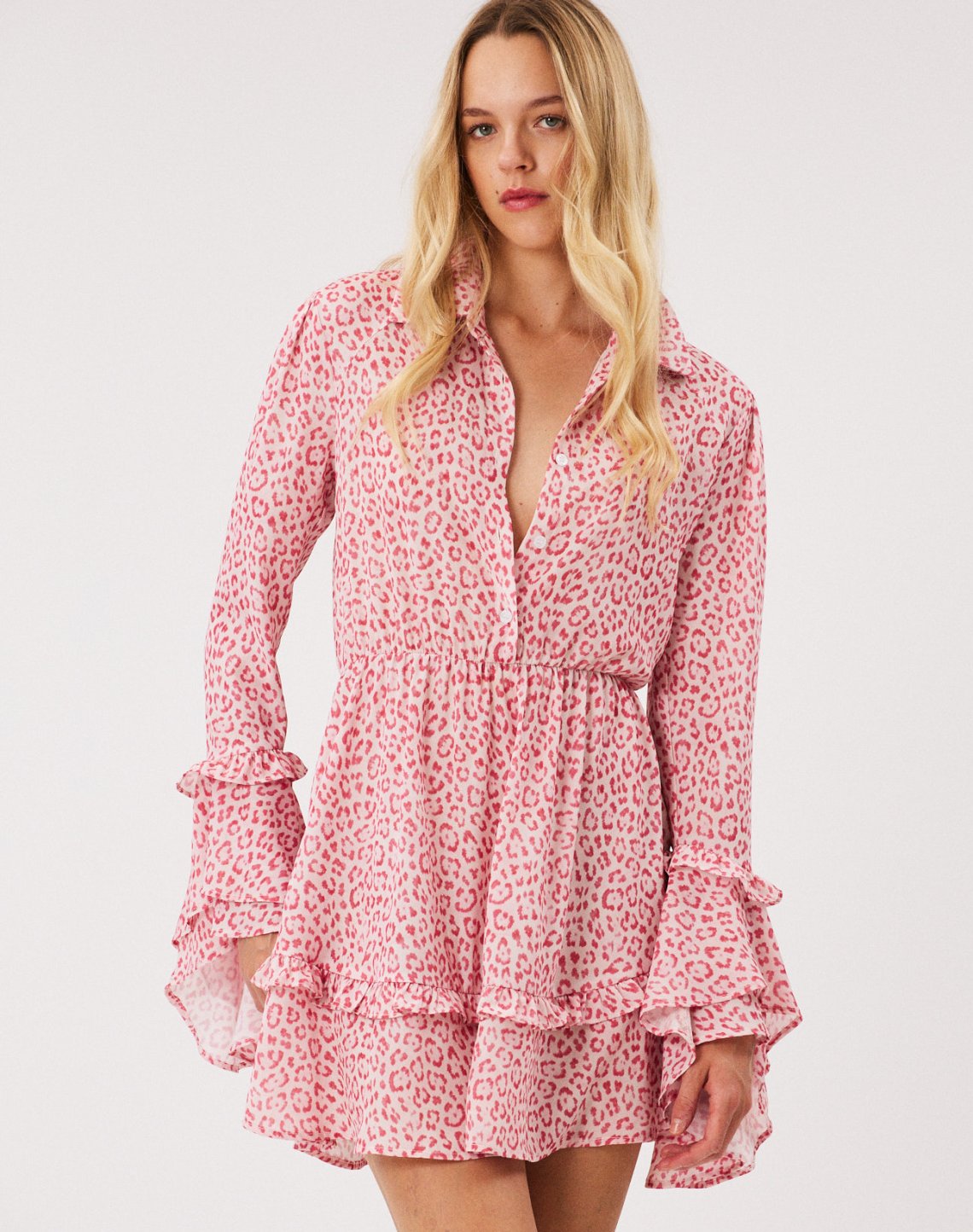 Μίνι animal print φόρεμα